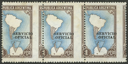 Lot 1183 - Argentina official stamps - Guillermo Jalil - Philatino Auction # 2315 ARGENTINA: Lot 1183 - Argentina official stamps - Guillermo Jalil - Philatino Auction # 2315 ARGENTINA: