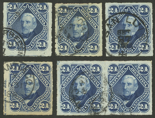 Lot 111 - Argentina general issues - Guillermo Jalil - Philatino Auction # 2315 ARGENTINA: Lot 111 - Argentina general issues - Guillermo Jalil - Philatino Auction # 2315 ARGENTINA: