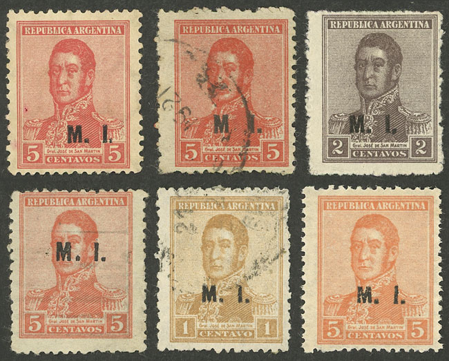 Lot 1141 - Argentina official stamps - Guillermo Jalil - Philatino Auction # 2315 ARGENTINA: Lot 1141 - Argentina official stamps - Guillermo Jalil - Philatino Auction # 2315 ARGENTINA: