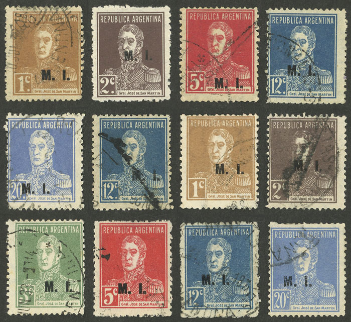 Lot 1143 - Argentina official stamps - Guillermo Jalil - Philatino Auction # 2315 ARGENTINA: Lot 1143 - Argentina official stamps - Guillermo Jalil - Philatino Auction # 2315 ARGENTINA: