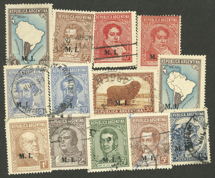 Lot 1146 - Argentina official stamps - Guillermo Jalil - Philatino Auction # 2315 ARGENTINA: Lot 1146 - Argentina official stamps - Guillermo Jalil - Philatino Auction # 2315 ARGENTINA:
