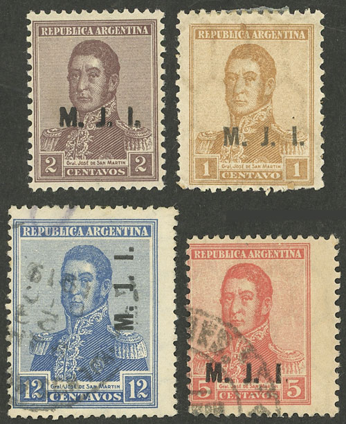 Lot 1148 - Argentina official stamps - Guillermo Jalil - Philatino Auction # 2315 ARGENTINA: Lot 1148 - Argentina official stamps - Guillermo Jalil - Philatino Auction # 2315 ARGENTINA: