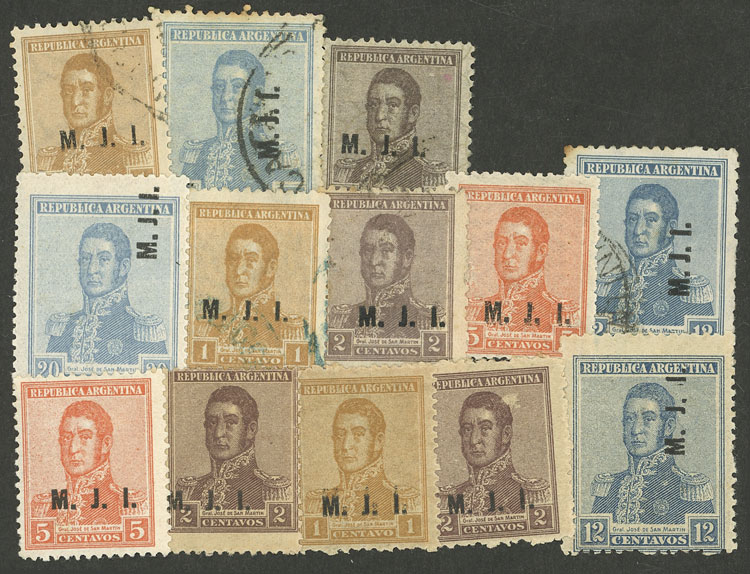 Lot 1150 - Argentina official stamps - Guillermo Jalil - Philatino Auction # 2315 ARGENTINA: Lot 1150 - Argentina official stamps - Guillermo Jalil - Philatino Auction # 2315 ARGENTINA: