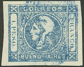 Lot 16 - Argentina cabecitas -  Guillermo Jalil - Philatino Auction # 2315 ARGENTINA: 