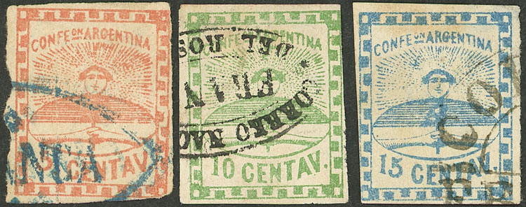Lot 21 - Argentina confederation -  Guillermo Jalil - Philatino Auction # 2315 ARGENTINA: 
