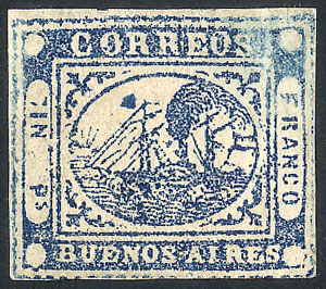 Lot 14 - Argentina barquitos -  Guillermo Jalil - Philatino Auction # 2315 ARGENTINA: 