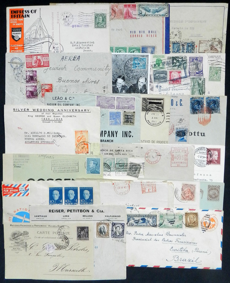 Lot 3370 - worldwide postal history -  Guillermo Jalil - Philatino Auction # 2317 WORLDWIDE + ARGENTINA: Special May auction