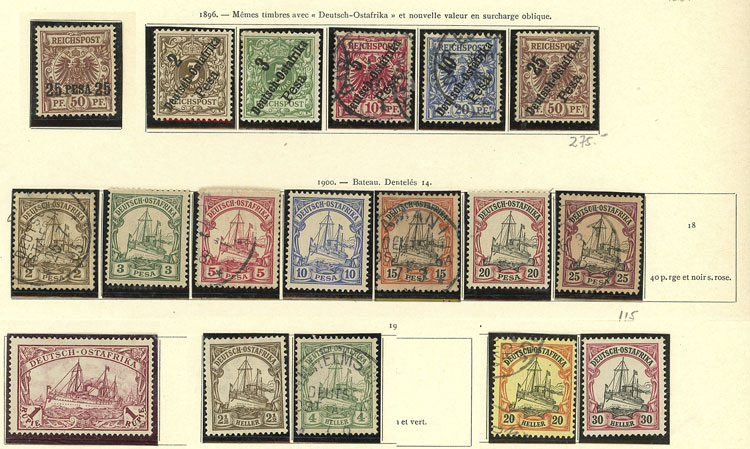 Lot 1910 - German Colonies Lots and Collections - Guillermo Jalil - Philatino Auction # 2317 WORLDWIDE + ARGENTINA: Special May auction Lot 1910 - German Colonies Lots and Collections - Guillermo Jalil - Philatino Auction # 2317 WORLDWIDE + ARGENTINA: Special May auction