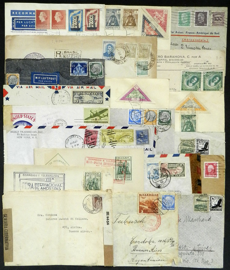 Lot 3372 - worldwide postal history -  Guillermo Jalil - Philatino Auction # 2317 WORLDWIDE + ARGENTINA: Special May auction