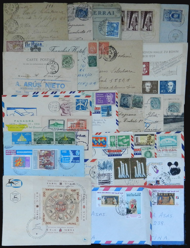 Lot 3383 - worldwide postal history -  Guillermo Jalil - Philatino Auction # 2317 WORLDWIDE + ARGENTINA: Special May auction