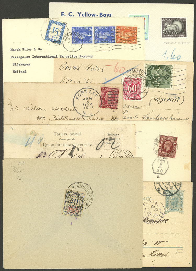 Lot 3368 - worldwide postal history -  Guillermo Jalil - Philatino Auction # 2317 WORLDWIDE + ARGENTINA: Special May auction