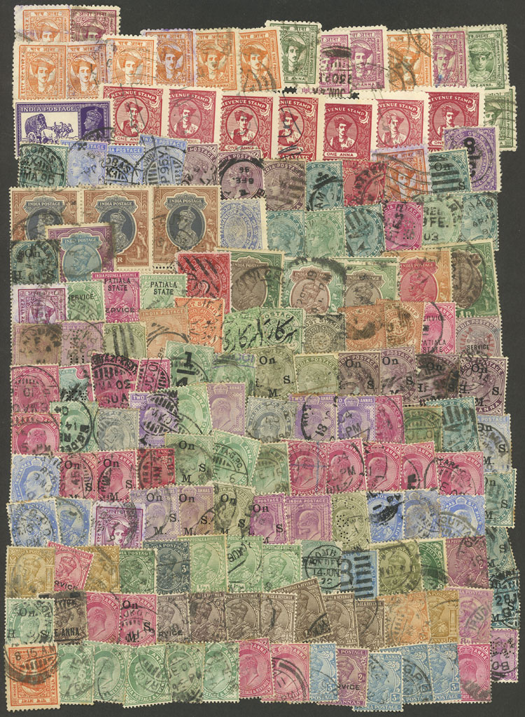 Lot 2448 - india Lots and Collections -  Guillermo Jalil - Philatino Auction # 2317 WORLDWIDE + ARGENTINA: Special May auction