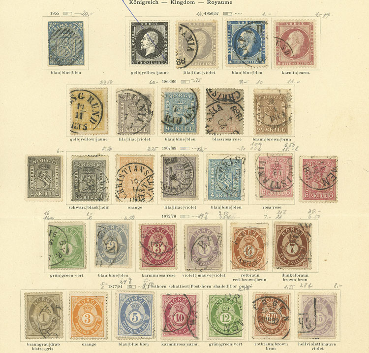 Lot 2904 - Norway Lots and Collections - Guillermo Jalil - Philatino Auction # 2317 WORLDWIDE + ARGENTINA: Special May auction Lot 2904 - Norway Lots and Collections - Guillermo Jalil - Philatino Auction # 2317 WORLDWIDE + ARGENTINA: Special May auction