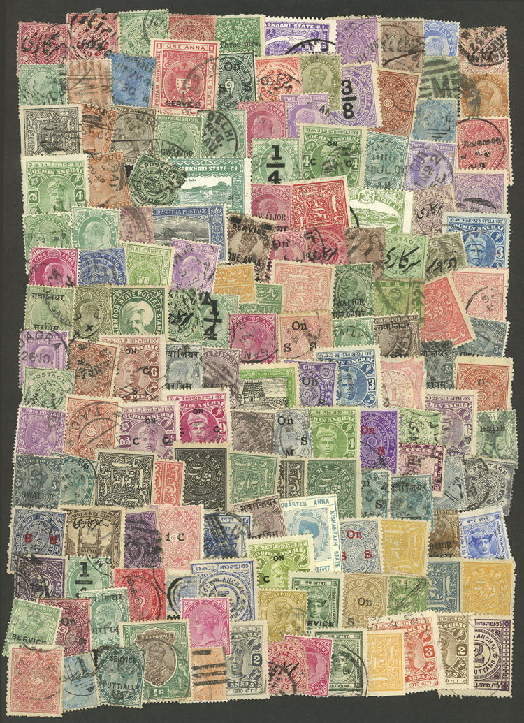 Lot 2447 - india Lots and Collections -  Guillermo Jalil - Philatino Auction # 2317 WORLDWIDE + ARGENTINA: Special May auction