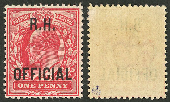 Lot 2305 - Great Britain official stamps -  Guillermo Jalil - Philatino Auction # 2317 WORLDWIDE + ARGENTINA: Special May auction