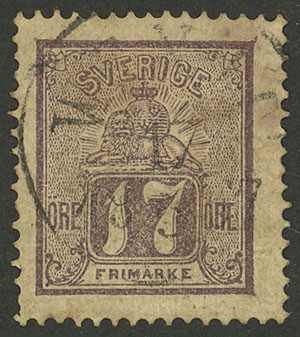 Lot 3217 - Sweden general issues -  Guillermo Jalil - Philatino Auction # 2317 WORLDWIDE + ARGENTINA: Special May auction