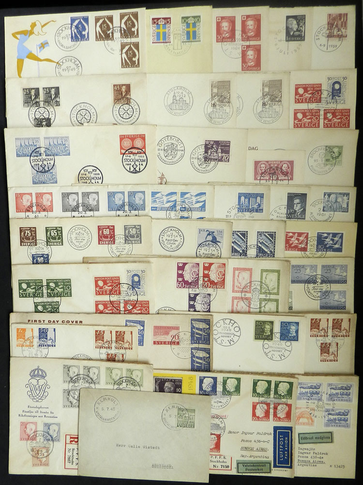 Lot 3232 - Sweden postal history -  Guillermo Jalil - Philatino Auction # 2317 WORLDWIDE + ARGENTINA: Special May auction