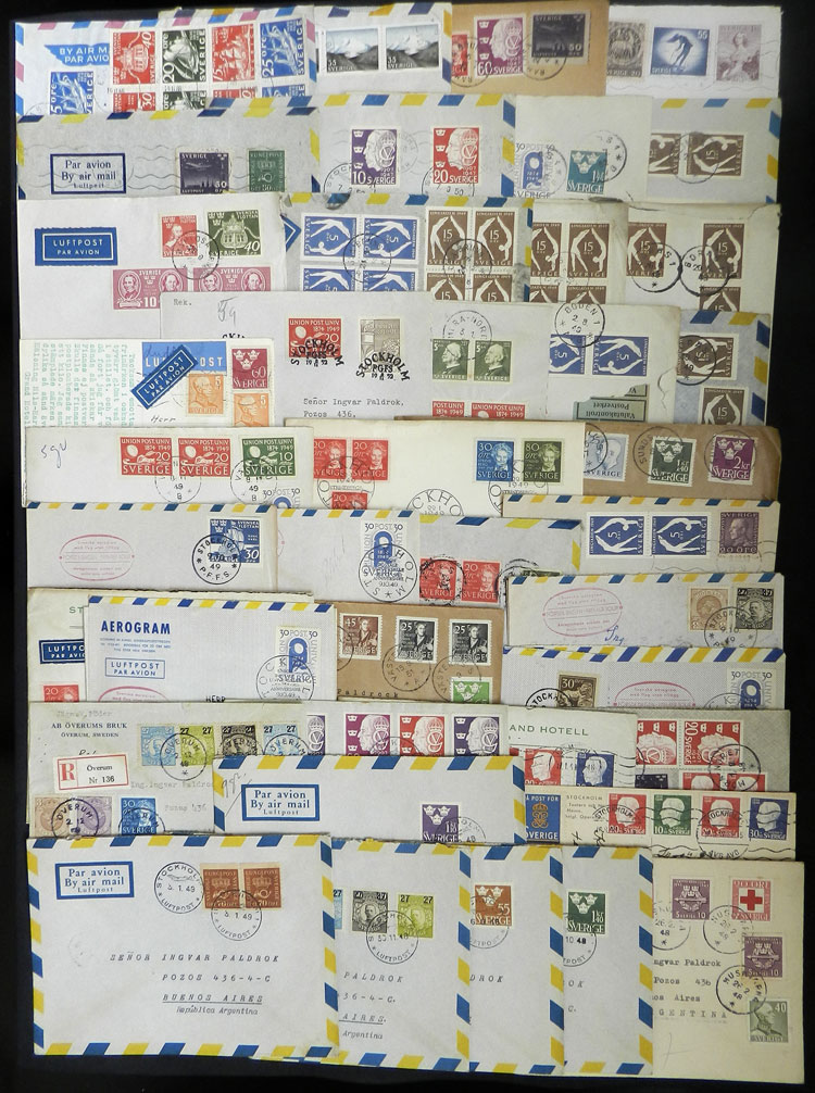 Lot 3227 - Sweden postal history -  Guillermo Jalil - Philatino Auction # 2317 WORLDWIDE + ARGENTINA: Special May auction