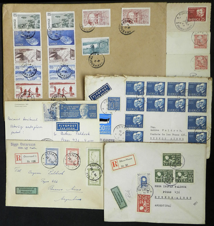 Lot 3229 - Sweden postal history -  Guillermo Jalil - Philatino Auction # 2317 WORLDWIDE + ARGENTINA: Special May auction