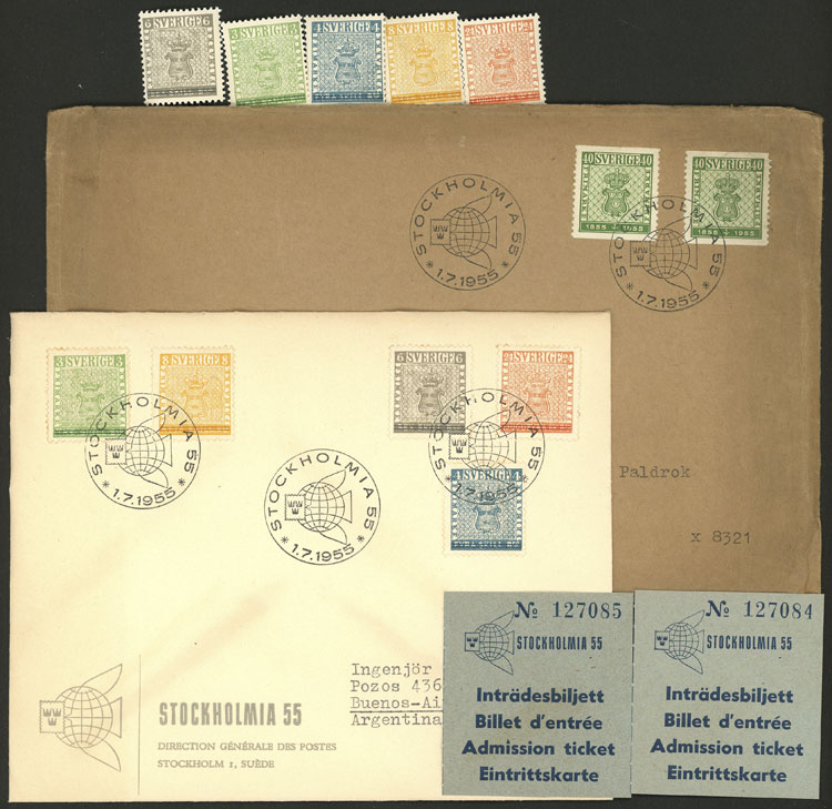 Lot 3218 - Sweden general issues -  Guillermo Jalil - Philatino Auction # 2317 WORLDWIDE + ARGENTINA: Special May auction