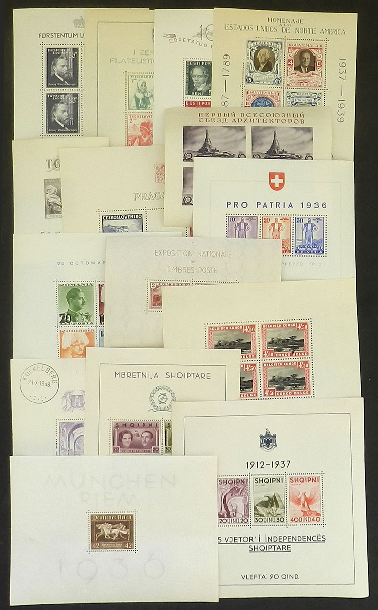 Lot 3363 - worldwide souvenir sheets -  Guillermo Jalil - Philatino Auction # 2317 WORLDWIDE + ARGENTINA: Special May auction