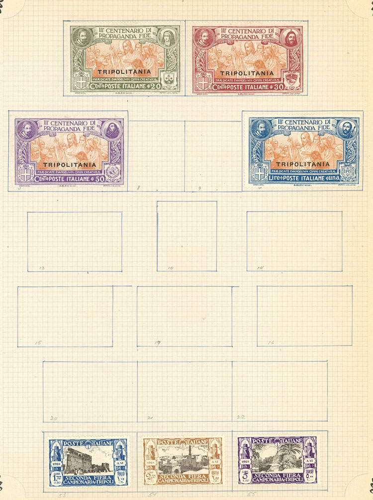 Lot 3324 - Tripolitania Lots and Collections - Guillermo Jalil - Philatino Auction # 2317 WORLDWIDE + ARGENTINA: Special May auction Lot 3324 - Tripolitania Lots and Collections - Guillermo Jalil - Philatino Auction # 2317 WORLDWIDE + ARGENTINA: Special May auction