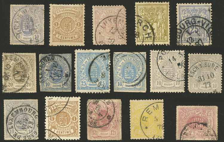 Lot 2726 - Luxembourg Lots and Collections -  Guillermo Jalil - Philatino Auction # 2317 WORLDWIDE + ARGENTINA: Special May auction
