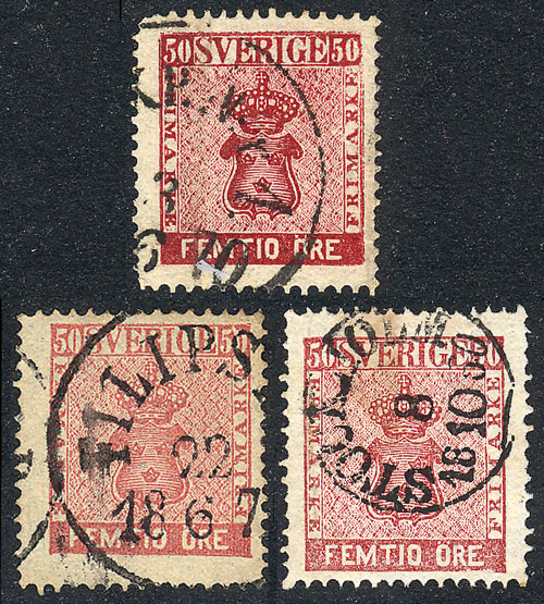Lot 3211 - Sweden general issues -  Guillermo Jalil - Philatino Auction # 2317 WORLDWIDE + ARGENTINA: Special May auction
