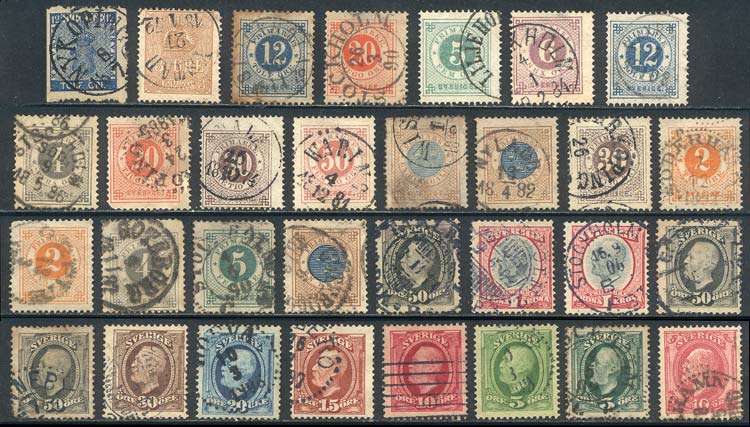 Lot 3235 - Sweden Lots and Collections -  Guillermo Jalil - Philatino Auction # 2317 WORLDWIDE + ARGENTINA: Special May auction