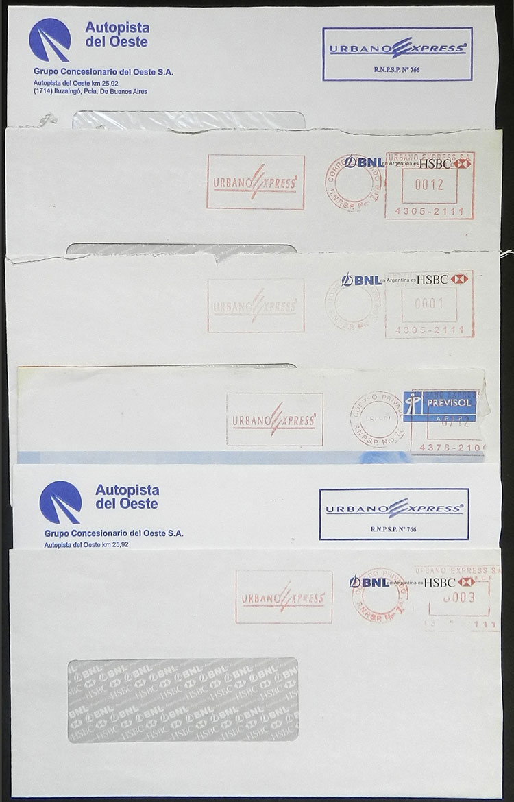 Lot 1363 - Argentina private posts -  Guillermo Jalil - Philatino Auction # 2318 ARGENTINA: very attractive auction