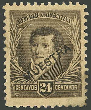 Lot 195 - Argentina general issues -  Guillermo Jalil - Philatino Auction # 2318 ARGENTINA: very attractive auction