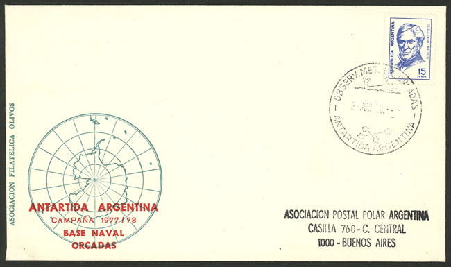 Lot 3 - argentine antarctica postal history - Guillermo Jalil - Philatino Auction # 2318 ARGENTINA: very attractive auction Lot 3 - argentine antarctica postal history - Guillermo Jalil - Philatino Auction # 2318 ARGENTINA: very attractive auction