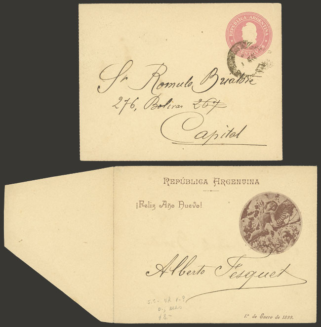 Lot 1187 - Argentina Postal stationery - Guillermo Jalil - Philatino Auction # 2318 ARGENTINA: very attractive auction Lot 1187 - Argentina Postal stationery - Guillermo Jalil - Philatino Auction # 2318 ARGENTINA: very attractive auction