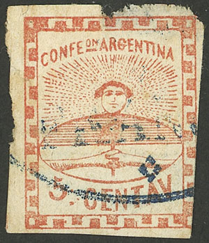 Lot 40 - Argentina confederation - Guillermo Jalil - Philatino Auction # 2319 ARGENTINA: Sale with thousands of lots, including important and rare material, very low starts! Lot 40 - Argentina confederation - Guillermo Jalil - Philatino Auction # 2319 ARGENTINA: Sale with thousands of lots, including important and rare material, very low starts!
