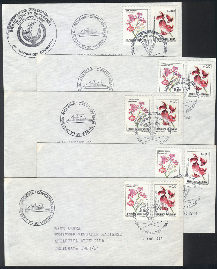 Lot 8 - argentine antarctica postal history - Guillermo Jalil - Philatino Auction # 2319 ARGENTINA: Sale with thousands of lots, including important and rare material, very low starts! Lot 8 - argentine antarctica postal history - Guillermo Jalil - Philatino Auction # 2319 ARGENTINA: Sale with thousands of lots, including important and rare material, very low starts!