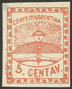 Lot 37 - Argentina confederation - Guillermo Jalil - Philatino Auction # 2319 ARGENTINA: Sale with thousands of lots, including important and rare material, very low starts! Lot 37 - Argentina confederation - Guillermo Jalil - Philatino Auction # 2319 ARGENTINA: Sale with thousands of lots, including important and rare material, very low starts!
