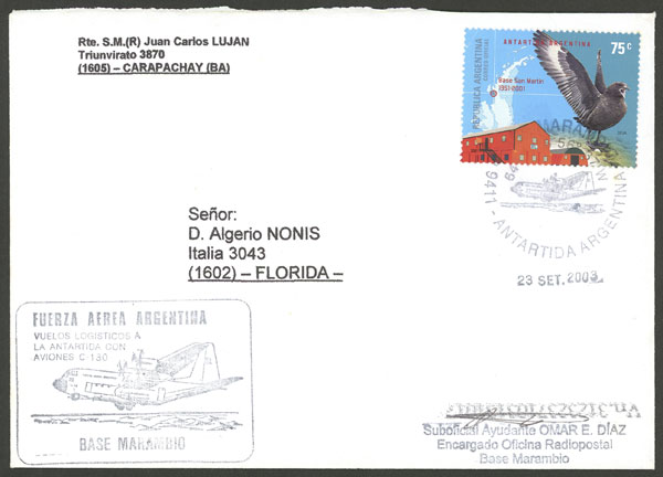 Lot 11 - argentine antarctica postal history - Guillermo Jalil - Philatino Auction # 2319 ARGENTINA: Sale with thousands of lots, including important and rare material, very low starts! Lot 11 - argentine antarctica postal history - Guillermo Jalil - Philatino Auction # 2319 ARGENTINA: Sale with thousands of lots, including important and rare material, very low starts!