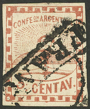 Lot 46 - Argentina confederation - Guillermo Jalil - Philatino Auction # 2319 ARGENTINA: Sale with thousands of lots, including important and rare material, very low starts! Lot 46 - Argentina confederation - Guillermo Jalil - Philatino Auction # 2319 ARGENTINA: Sale with thousands of lots, including important and rare material, very low starts!