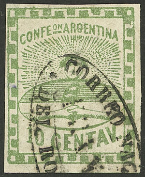Lot 49 - Argentina confederation - Guillermo Jalil - Philatino Auction # 2319 ARGENTINA: Sale with thousands of lots, including important and rare material, very low starts! Lot 49 - Argentina confederation - Guillermo Jalil - Philatino Auction # 2319 ARGENTINA: Sale with thousands of lots, including important and rare material, very low starts!