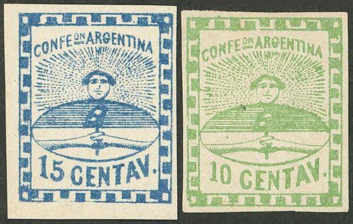 Lot 48 - Argentina confederation - Guillermo Jalil - Philatino Auction # 2319 ARGENTINA: Sale with thousands of lots, including important and rare material, very low starts! Lot 48 - Argentina confederation - Guillermo Jalil - Philatino Auction # 2319 ARGENTINA: Sale with thousands of lots, including important and rare material, very low starts!