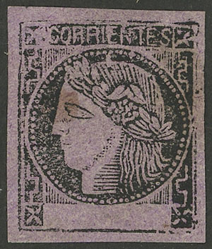 Lot 17 - Argentina corrientes -  Guillermo Jalil - Philatino Auction # 2320 ARGENTINA: Special late May auction