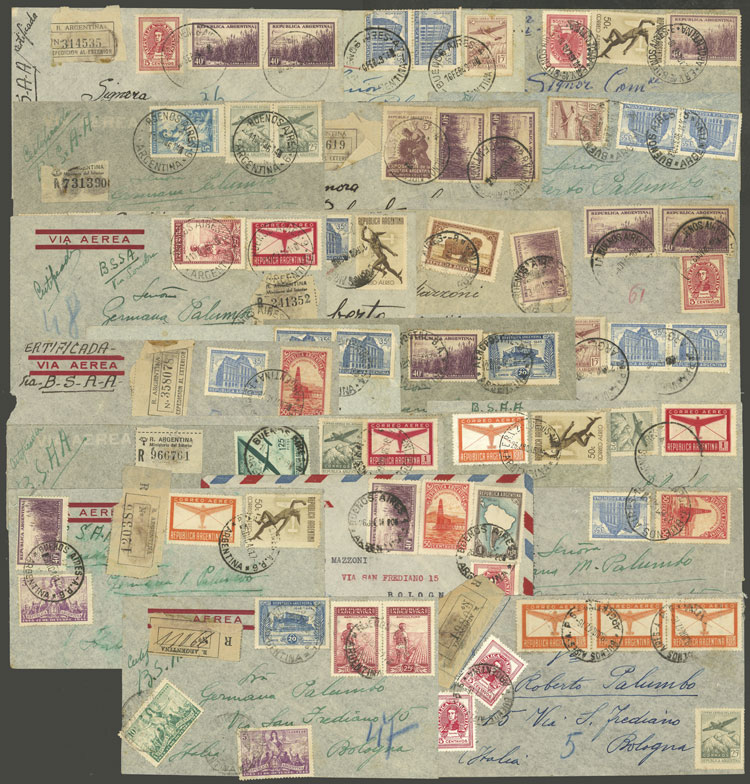 Lot 222 - Argentina POSTAL HISTORY - AIRMAIL - Guillermo Jalil - Philatino Auction # 2320 ARGENTINA: Special late May auction Lot 222 - Argentina POSTAL HISTORY - AIRMAIL - Guillermo Jalil - Philatino Auction # 2320 ARGENTINA: Special late May auction
