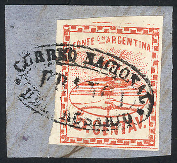 Lot 71 - Argentina confederation -  Guillermo Jalil - Philatino Auction # 2322 ARGENTINA: Special June auction