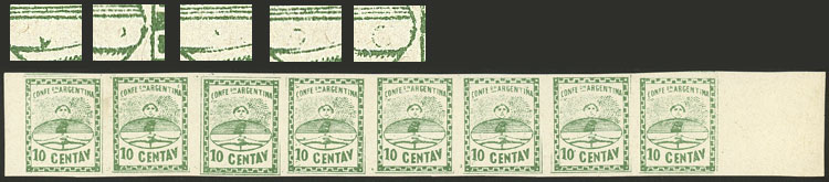 Lot 7 - Argentina confederation -  Guillermo Jalil - Philatino Auction # 2322 ARGENTINA: Special June auction