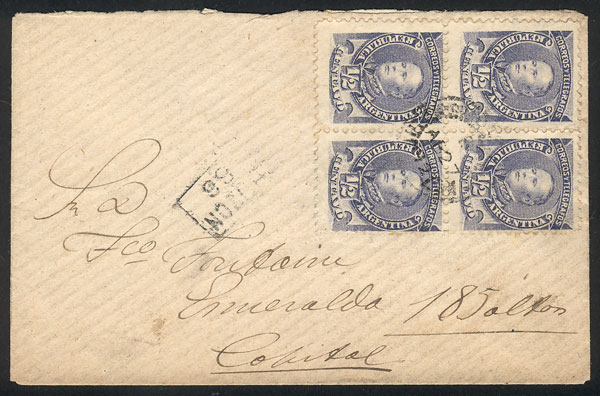 Lot 253 - Argentina postal history -  Guillermo Jalil - Philatino Auction # 2322 ARGENTINA: Special June auction