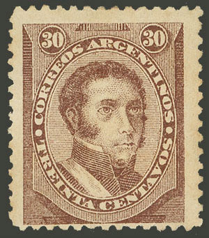 Lot 59 - Argentina general issues -  Guillermo Jalil - Philatino Auction # 2323 ARGENTINA: very attractive auction