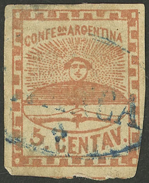 Lot 11 - Argentina confederation - Guillermo Jalil - Philatino Auction # 2323 ARGENTINA: very attractive auction Lot 11 - Argentina confederation - Guillermo Jalil - Philatino Auction # 2323 ARGENTINA: very attractive auction