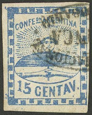 Lot 14 - Argentina confederation - Guillermo Jalil - Philatino Auction # 2323 ARGENTINA: very attractive auction Lot 14 - Argentina confederation - Guillermo Jalil - Philatino Auction # 2323 ARGENTINA: very attractive auction
