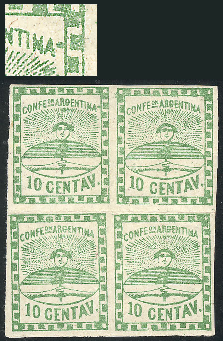 Lot 12 - Argentina confederation - Guillermo Jalil - Philatino Auction # 2323 ARGENTINA: very attractive auction Lot 12 - Argentina confederation - Guillermo Jalil - Philatino Auction # 2323 ARGENTINA: very attractive auction