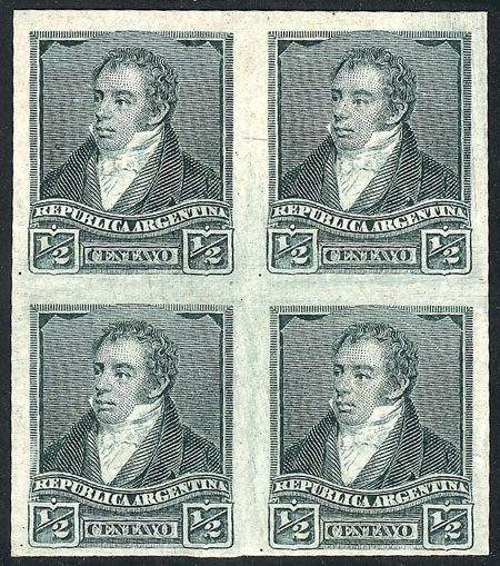 Lot 75 - Argentina general issues -  Guillermo Jalil - Philatino Auction # 2323 ARGENTINA: very attractive auction